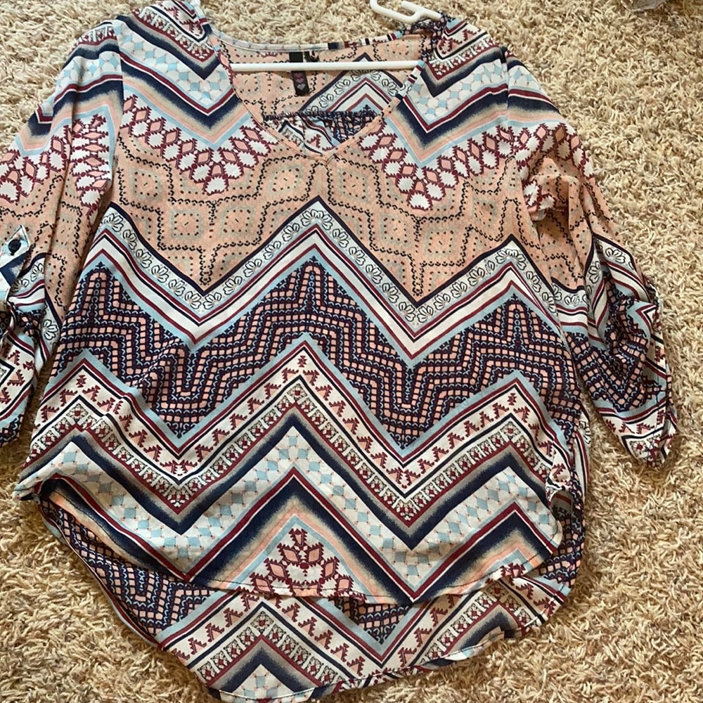 Printed Business blouse